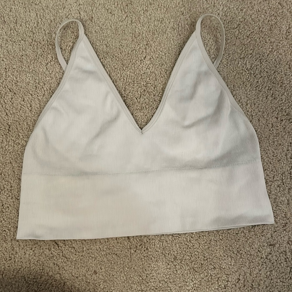Basic White Tank - Size L/XL